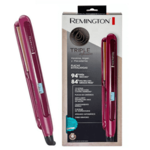Plancha Remington Triple Infusión (Keratina, Argan y Macadamia)