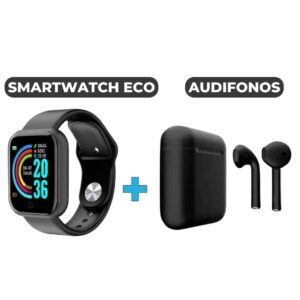 Reloj Inteligente Eco + Audífonos