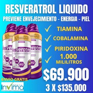 RESVERATROL LIQUIDO 1000 ML CON VITAMINAS